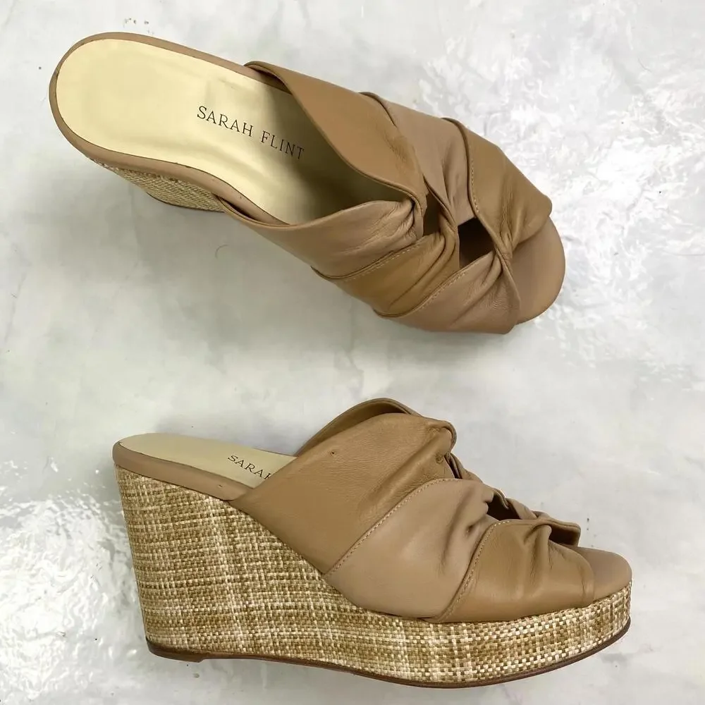 SARAH FLINT the perfect Arabesque wedge heel sz 5.5